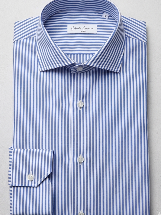 CAMICIA MARINARA BIANCA BLU