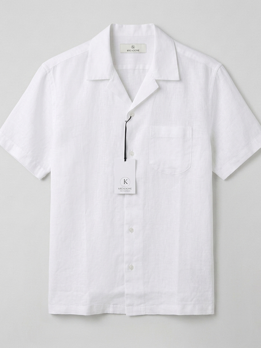 CAMICIA LINO MEZZA MANICA