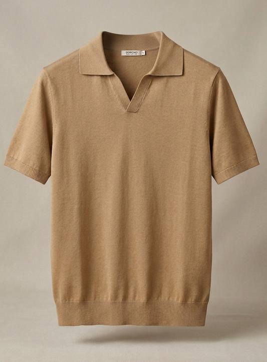 POLO SETA LINO COTONE