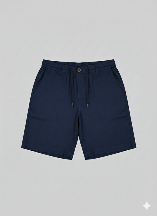 SHORT IN LINO COTONE CON LACCIO