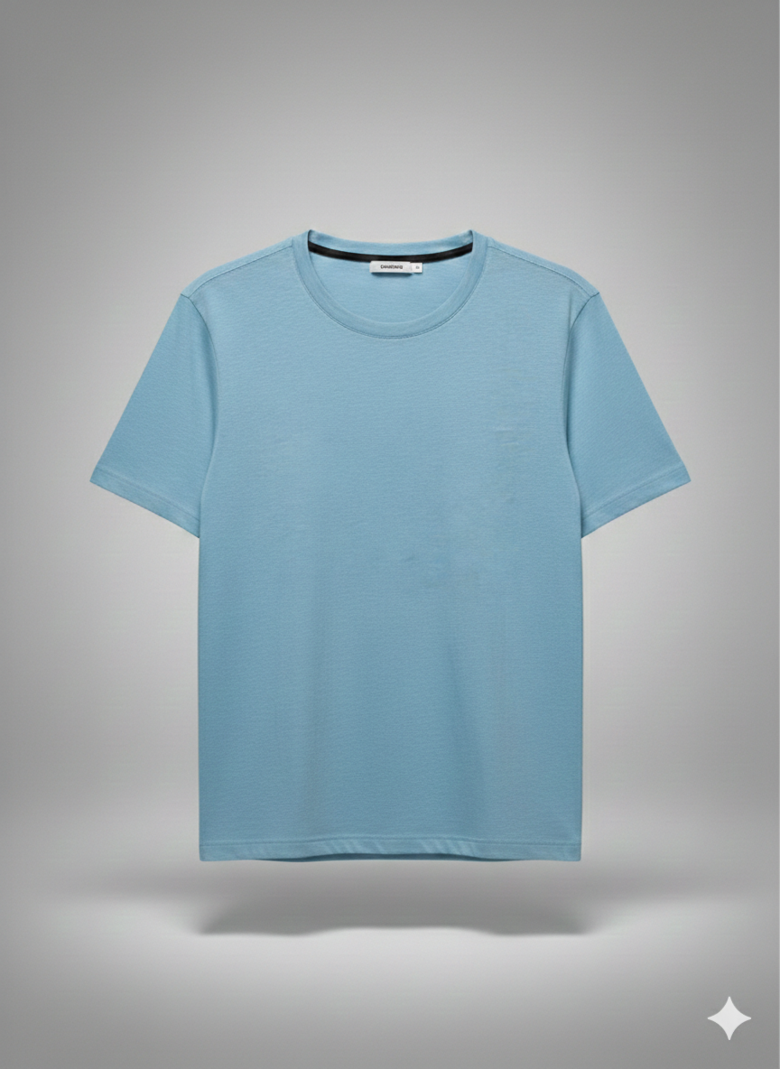 T-SHIRT IN COTONE FIAMMATO