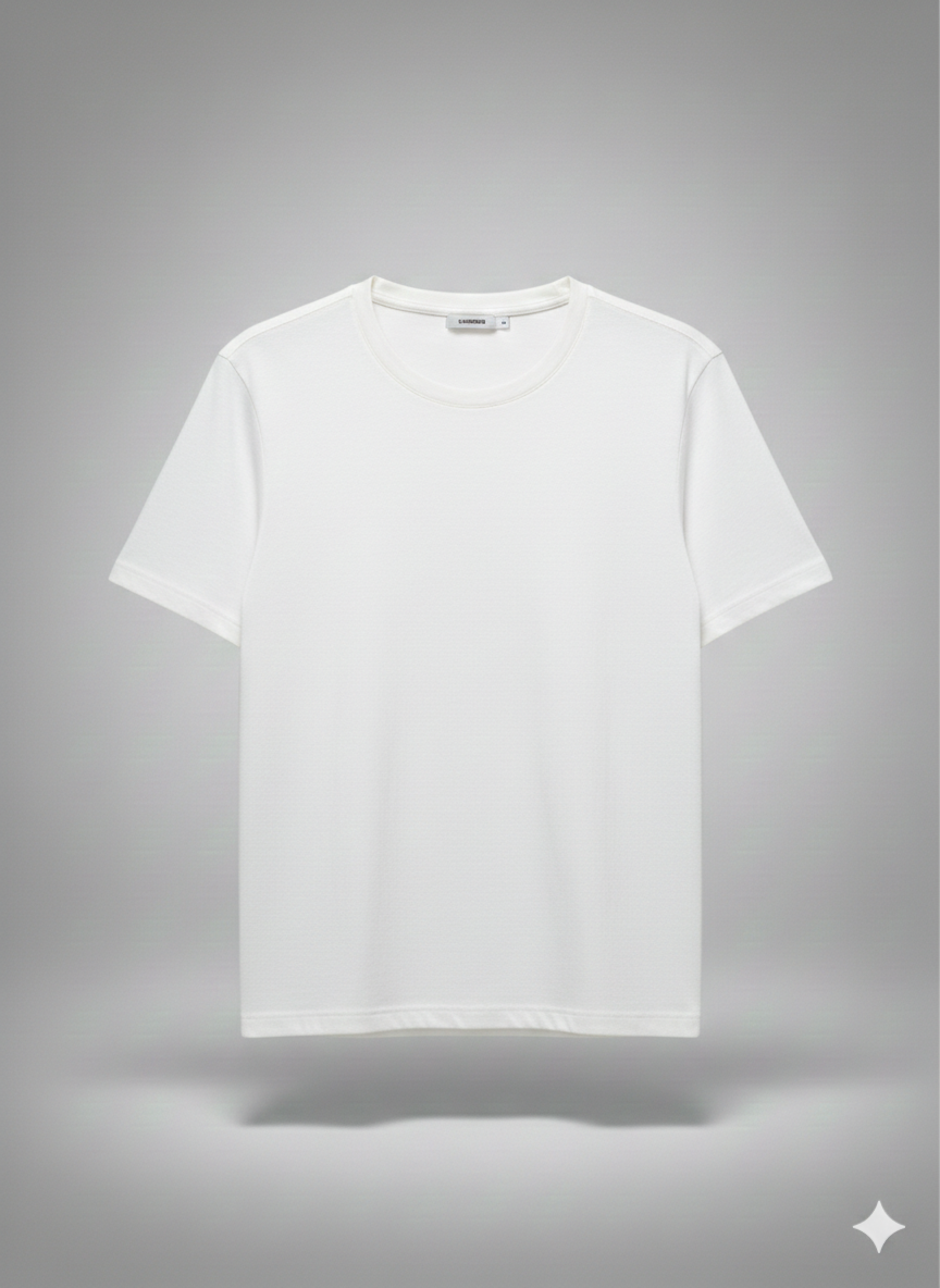 T-SHIRT IN COTONE FIAMMATO